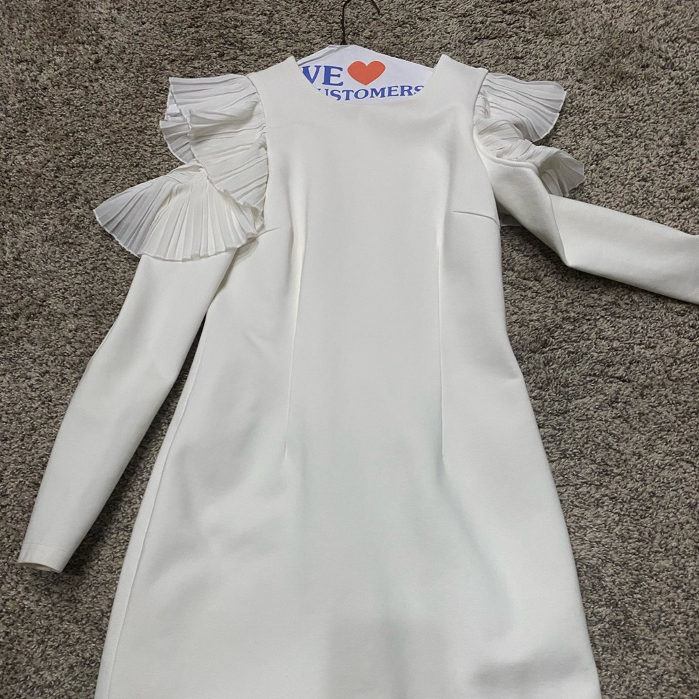 White womens dress